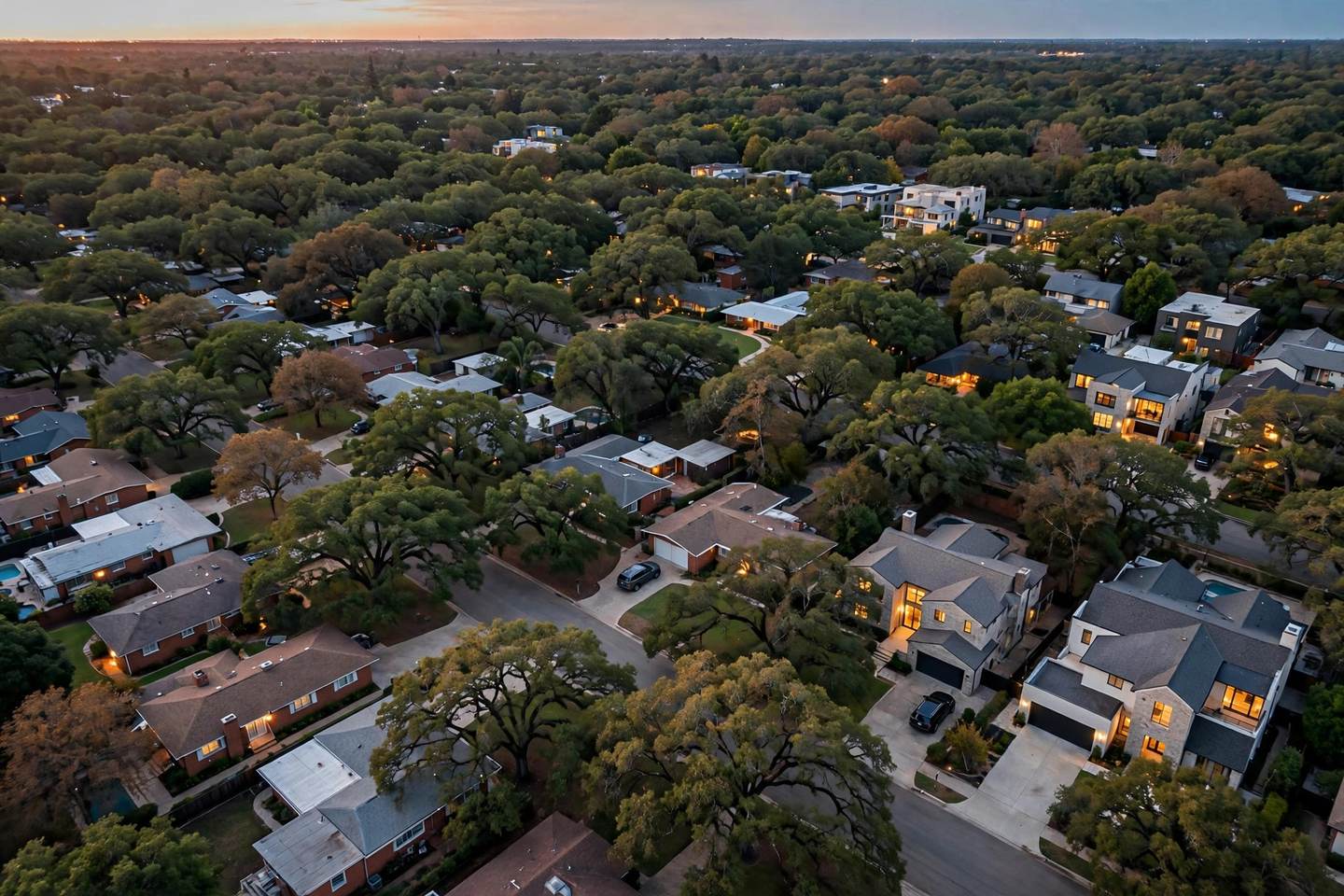 Coastal rooftops and condominium communities across Delray Beach